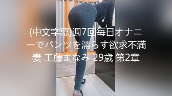 (中文字幕)週7回毎日オナニーでパンツを濡らす欲求不満妻 工藤まなみ 29歳 第2章