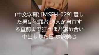 (中文字幕) [MSFH-029] 愛した男は犯罪者 恋人が自首する直前まで狂うほど求め合い中出しした日 水沢美心